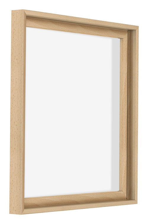 Lyon MDF Canvas Floater Frame 1 1 Beech Front Oblique | Yourdecoration.com
