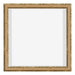 Lyon MDF Canvas Floater Frame 1 1 Gold Antique Back | Yourdecoration.com