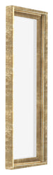 Lyon MDF Canvas Floater Frame 1 3 Gold Antique Front Oblique | Yourdecoration.com