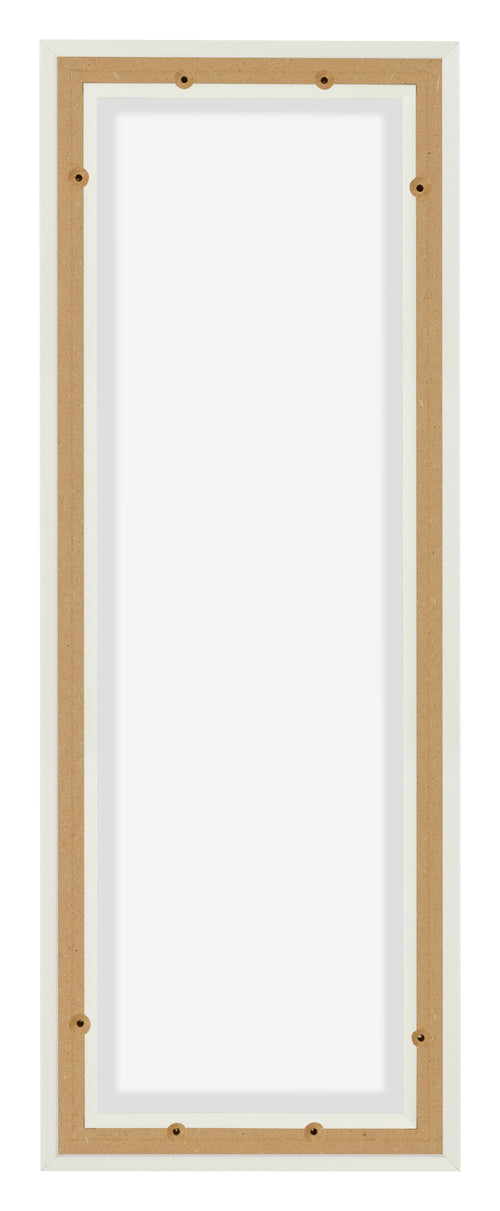 Lyon MDF Canvas Floater Frame 1 3 White Matte Back | Yourdecoration.com