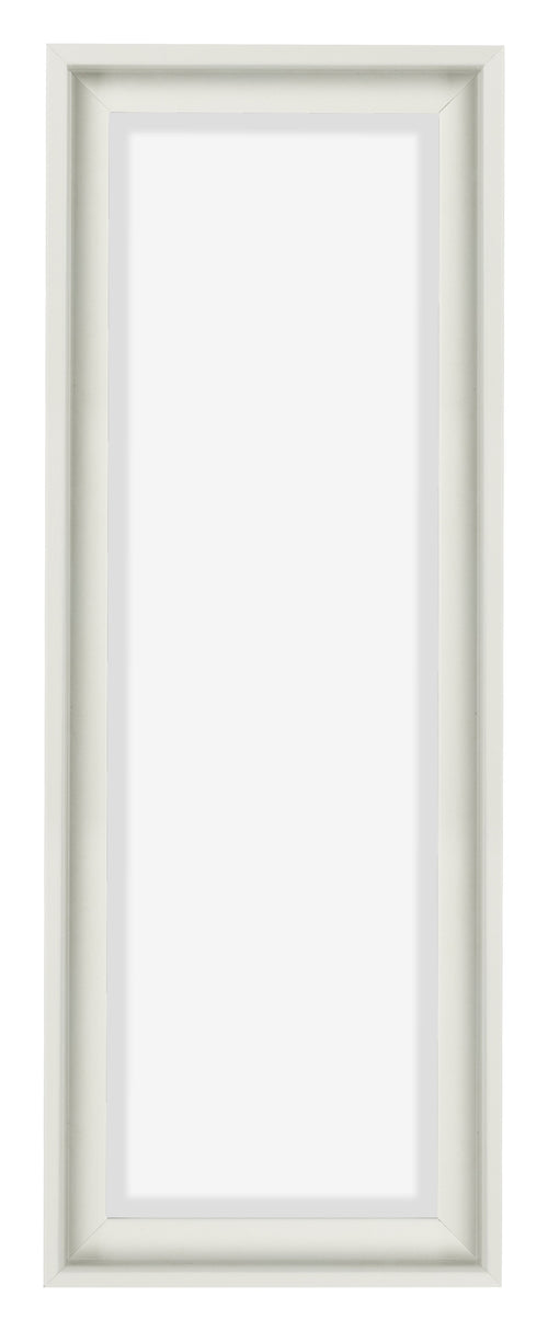 Lyon MDF Canvas Floater Frame 1 3 White Matte Front | Yourdecoration.com