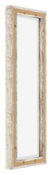 Lyon MDF Canvas Floater Frame 1 3 White Vintage Back Oblique | Yourdecoration.com