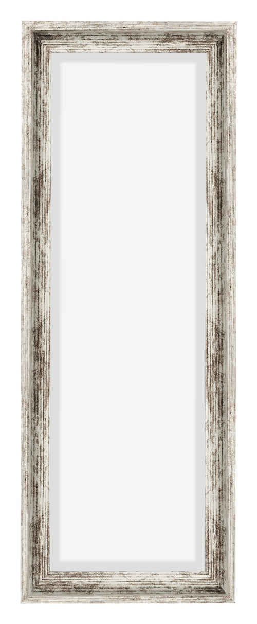 Lyon MDF Canvas Floater Frame 1 3 White Vintage Front | Yourdecoration.com