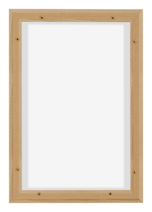 Lyon MDF Canvas Floater Frame 2 3 Beech Back | Yourdecoration.com