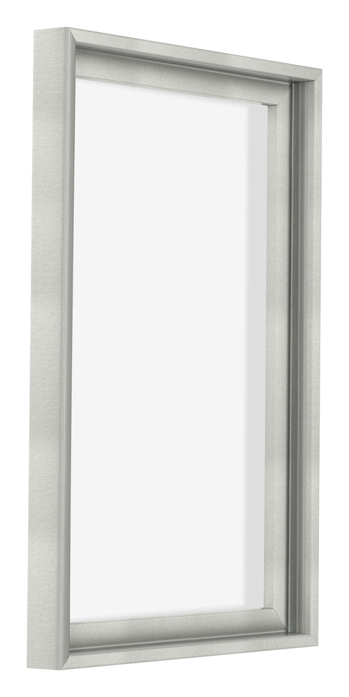 Lyon MDF Canvas Floater Frame 2 3 Silver Matte Front Oblique | Yourdecoration.com