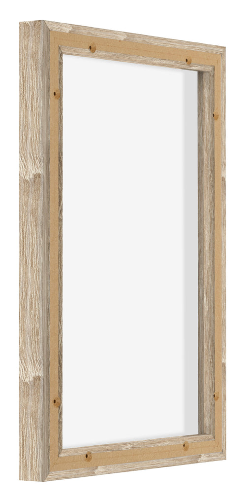 Lyon MDF Canvas Floater Frame 2 3 Sonoma Oak Back Oblique | Yourdecoration.com