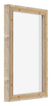 Lyon MDF Canvas Floater Frame 2 3 Sonoma Oak Back Oblique | Yourdecoration.com