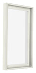 Lyon MDF Canvas Floater Frame 2 3 White Matte Front Oblique | Yourdecoration.com