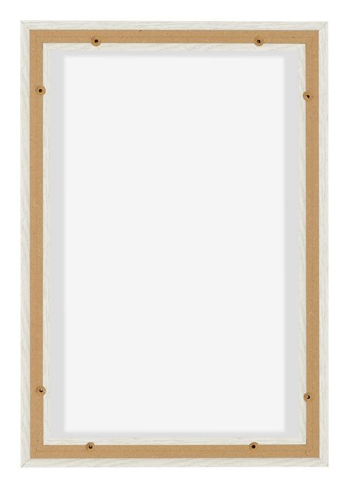 Lyon MDF Canvas Floater Frame 2 3 White Wash Back | Yourdecoration.com