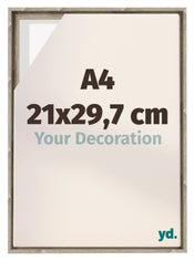 Lyon MDF Canvas Floater Frame 21x29 7cm A4 Sonoma Oak Voorzijde Maat | Yourdecoration.com