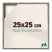 Lyon MDF Canvas Floater Frame 25x25cm Sonoma Oak Voorzijde Maat | Yourdecoration.com