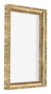 Lyon MDF Canvas Floater Frame 3 4 Gold Antique Front Oblique | Yourdecoration.com