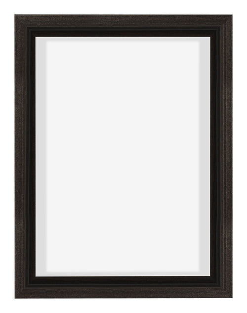 Lyon MDF Canvas Floater Frame 3 4 Oak Dark Front | Yourdecoration.com