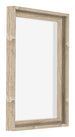 Lyon MDF Canvas Floater Frame 3 4 Sonoma Oak Front Oblique | Yourdecoration.com