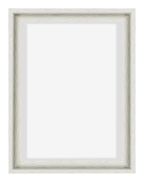 Lyon MDF Canvas Floater Frame 3 4 White Wash Front | Yourdecoration.com