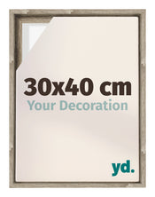 Lyon MDF Canvas Floater Frame 30x40cm Sonoma Oak Voorzijde Maat | Yourdecoration.com