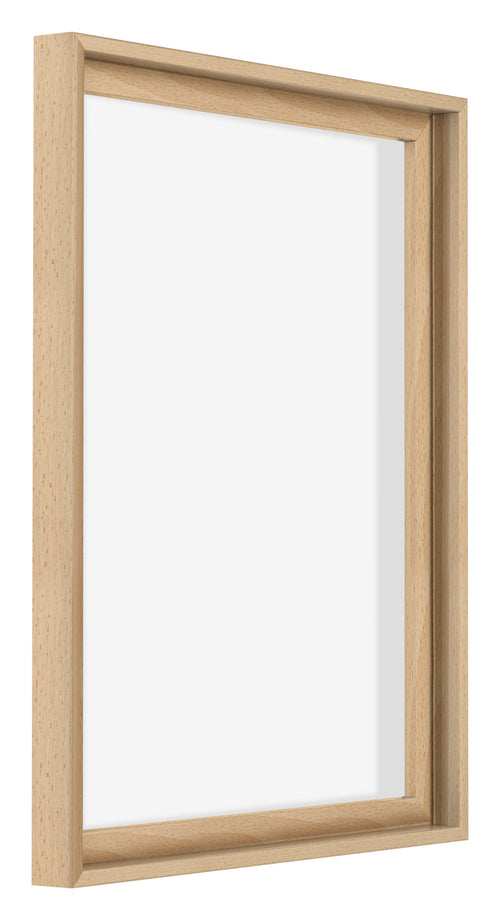 Lyon MDF Canvas Floater Frame 4 5 Beech Front Oblique | Yourdecoration.com