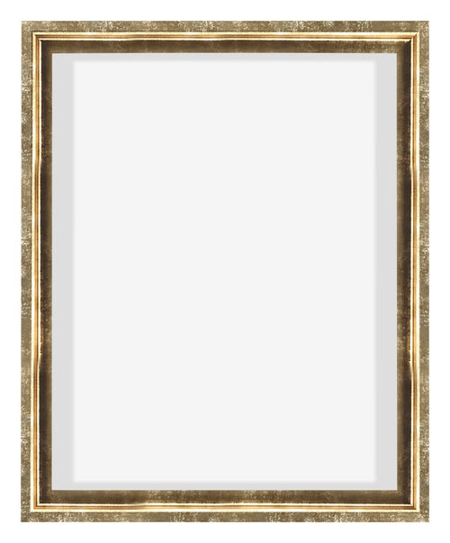 Lyon MDF Canvas Floater Frame 4 5 Gold Antique Front | Yourdecoration.com