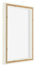 Lyon MDF Canvas Floater Frame 4 5 White Matte Back Oblique | Yourdecoration.com