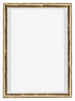 Lyon MDF Canvas Floater Frame 5 7 Gold Antique Front | Yourdecoration.com