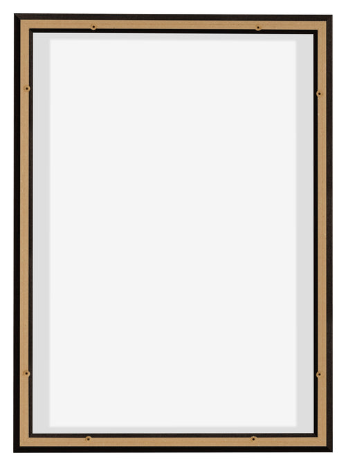 Lyon MDF Canvas Floater Frame 5 7 Oak Dark Back | Yourdecoration.com