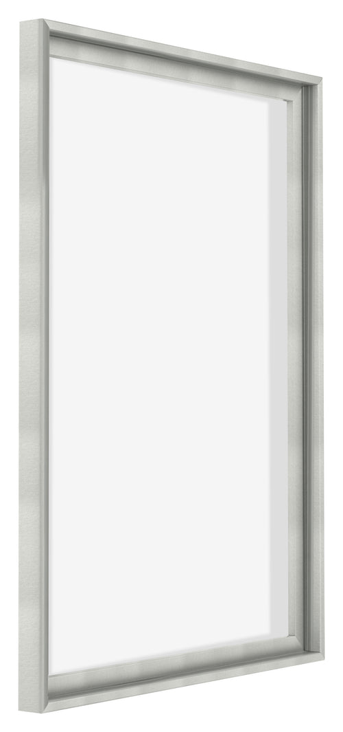 Lyon MDF Canvas Floater Frame 5 7 Silver Matte Front Oblique | Yourdecoration.com