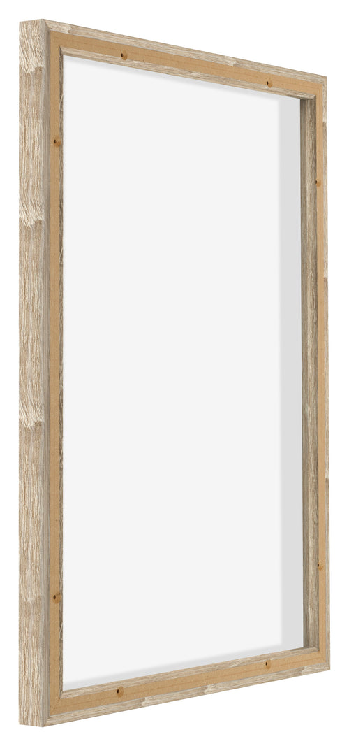 Lyon MDF Canvas Floater Frame 5 7 Sonoma Oak Back Oblique | Yourdecoration.com