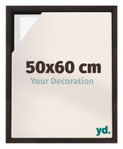 Lyon MDF Canvas Floater Frame 50x60cm Oak Dark Front Size | Yourdecoration.com