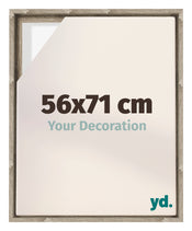 Lyon MDF Canvas Floater Frame 56x71cm Sonoma Oak Voorzijde Maat | Yourdecoration.com