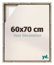 Lyon MDF Canvas Floater Frame 60x70cm Sonoma Oak Voorzijde Maat | Yourdecoration.com