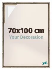 Lyon MDF Canvas Floater Frame 70x100cm Sonoma Oak Voorzijde Maat | Yourdecoration.com