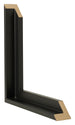 Lyon MDF Canvas Floater Frame Black Matte Intersection | Yourdecoration.com