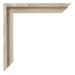 Lyon MDF Canvas Floater Frame Sonoma Oak Corner | Yourdecoration.com