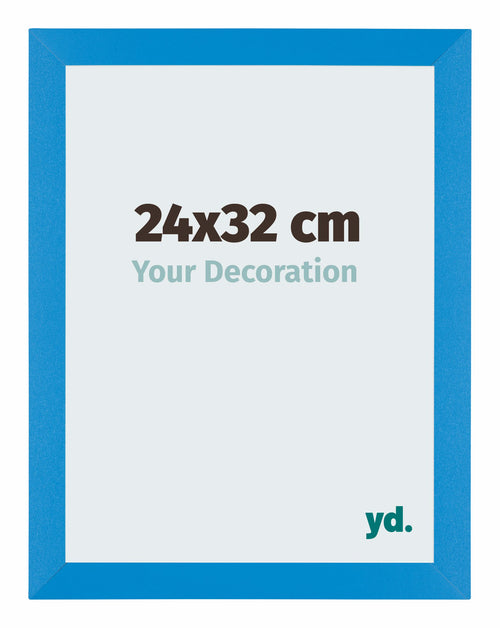 Mura MDF Photo Frame 24x32cm Bright Blue Front Size | Yourdecoration.com