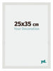 Mura MDF Photo Frame 25x35cm White Matte Front Size | Yourdecoration.com