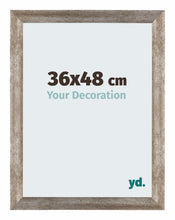Mura MDF Photo Frame 36x48cm Metal Vintage Front Size | Yourdecoration.com