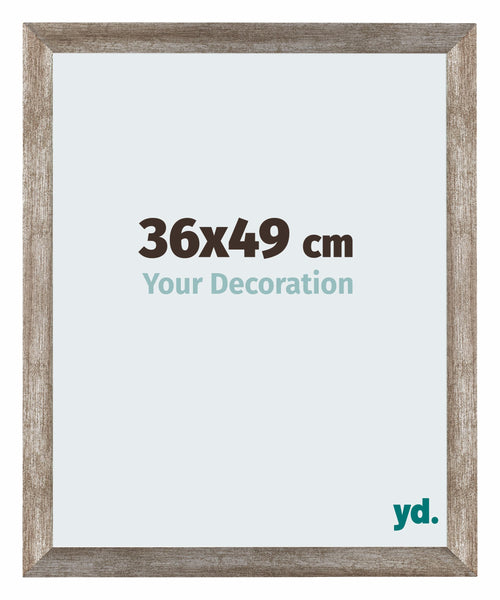 Mura MDF Photo Frame 36x49cm Métal Vintage Front Size | Yourdecoration.com
