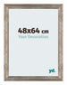 Mura MDF Photo Frame 48x64cm Metal Vintage Front Size | Yourdecoration.com