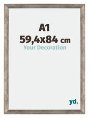 Mura MDF Photo Frame 59 4x84cm A1 Metal Vintage Front Size | Yourdecoration.com