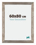 Mura MDF Photo Frame 60x80cm Metal Vintage Front Size | Yourdecoration.com