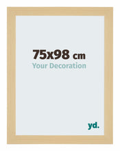 Mura MDF Photo Frame 75x98cm Maple Decor Front Size | Yourdecoration.com