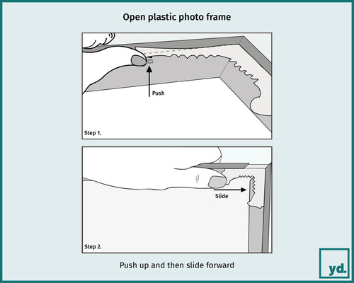 How to open a Plastic Photo Frame | Yourdecoration.com