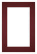 Passe Partout 20x30cm Carton Wine Red Edge 5cm Straight Front | Yourdecoration.com