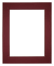 Passe Partout 24x30cm Carton Wine Red Edge 6cm Straight Front | Yourdecoration.com