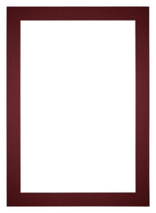 Passe Partout 25x35cm Carton Wine Red Edge 5cm Straight Front | Yourdecoration.com