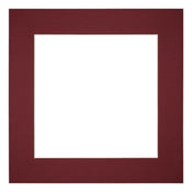 Passe Partout 50x50cm Carton Wine Red Edge 6cm Straight Front | Yourdecoration.com