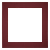 Passe Partout 55x55cm Carton Wine Red Edge 5cm Straight Front | Yourdecoration.com