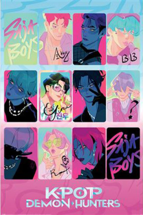 Poster K Pop Demon Hunters Light And Dark 61x91 5cm PP2510670 | Yourdecoration.com