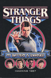 Poster Stranger Things 5 My Battery Is Charged 61x91 5cm PP2500887 | Yourdecoration.com