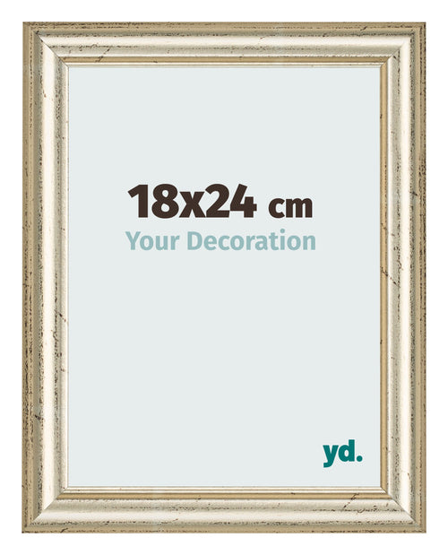 Photo Frame 18x24cm Metallic Gloss MDF Lazio Front Size | Yourdecoration.com